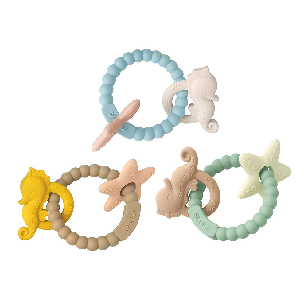 Ocean Silicone Teether Ring