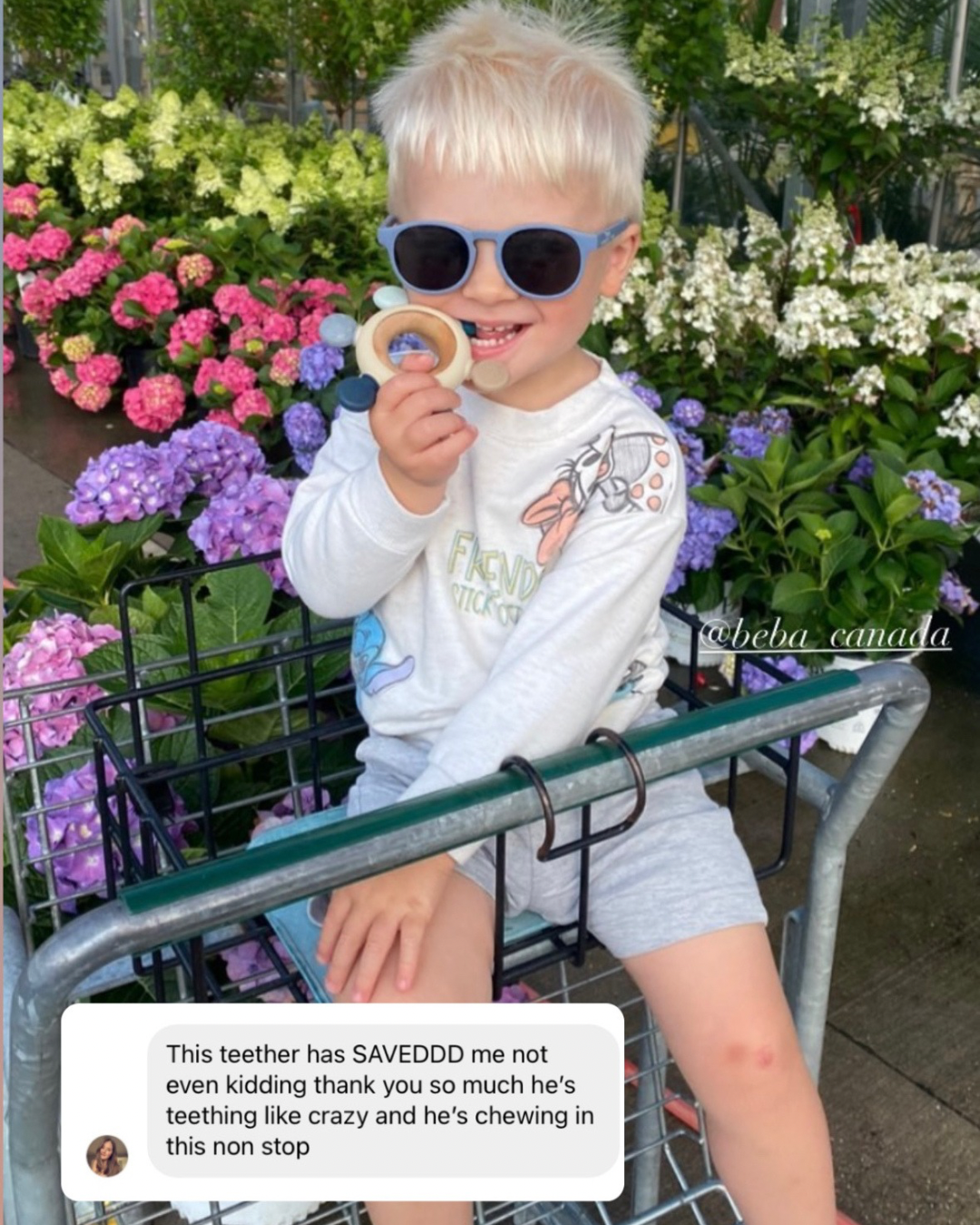 Sensory Silicone 360 Teether Ring