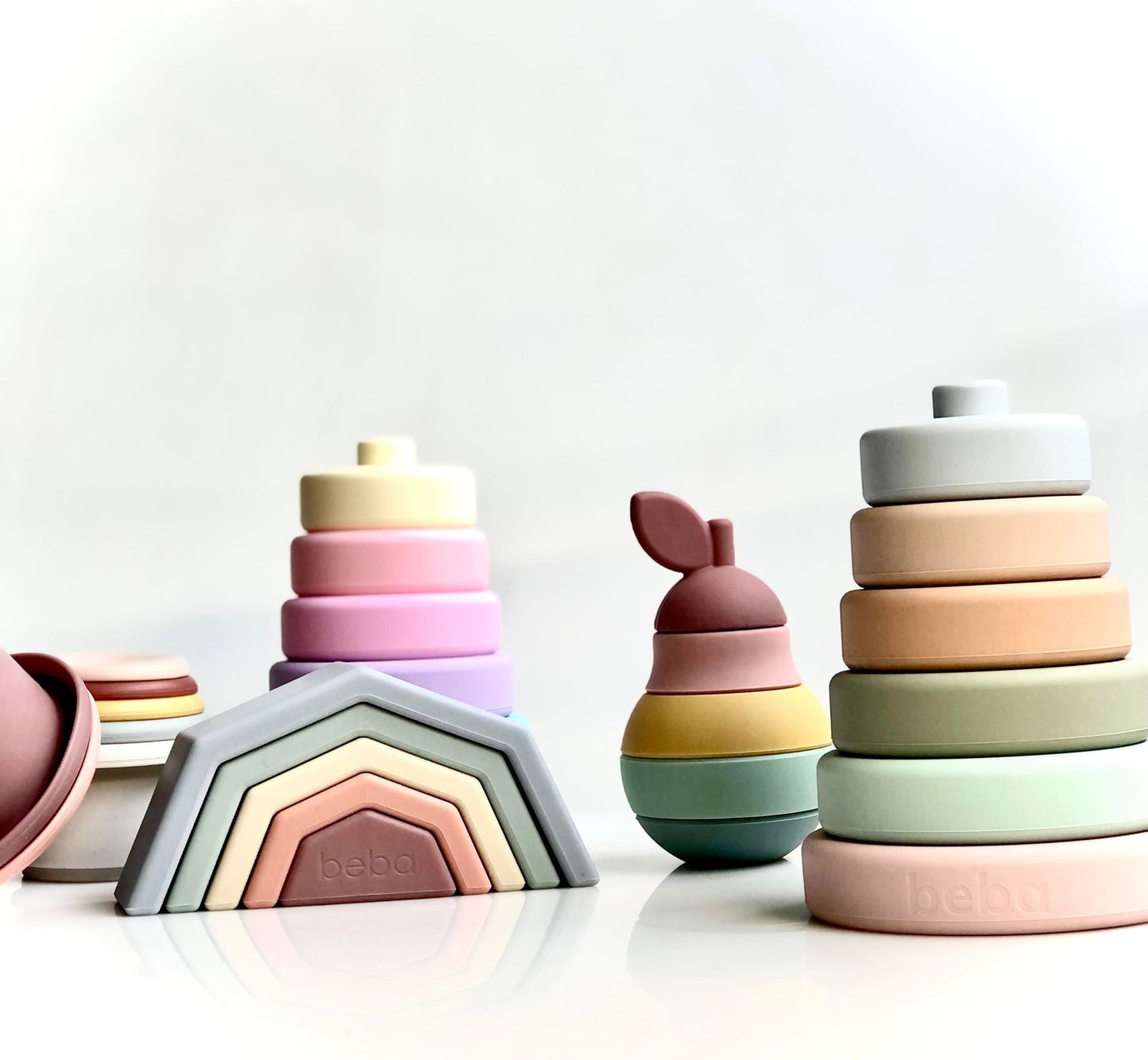 Rainbow Stacking Toy - Beba Canada