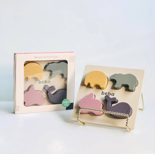 Silicone Animal Puzzle - Beba Canada
