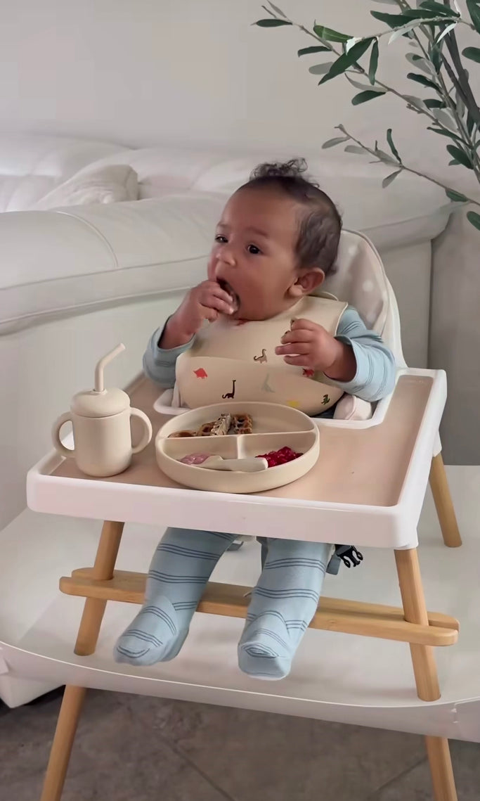 Silicone Bib with Pattern - Beba Canada