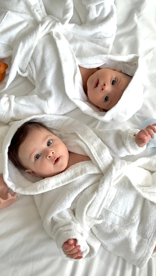 Organic Baby Hooded Bath Robe
