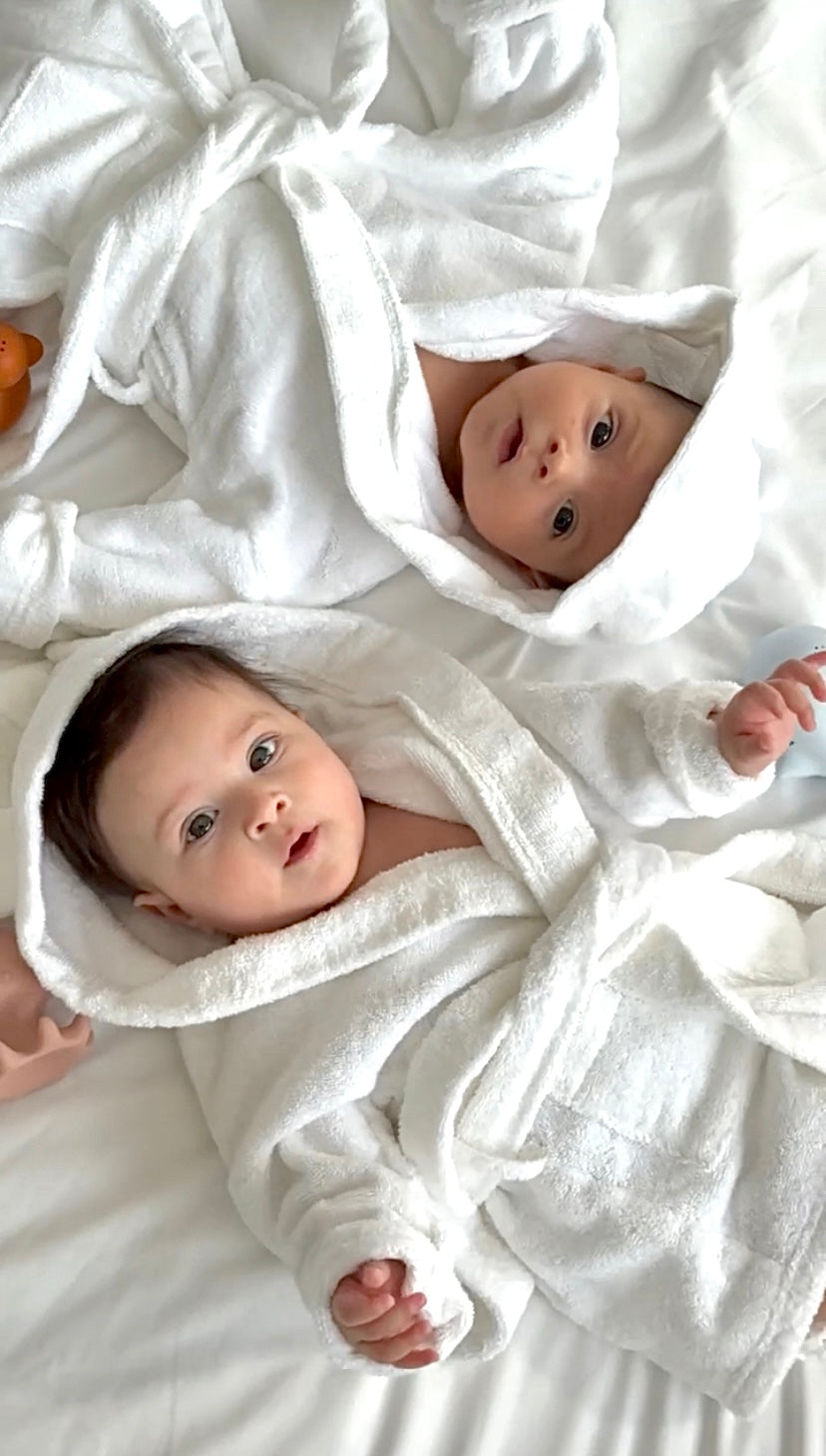 Organic Baby Hooded Bath Robe