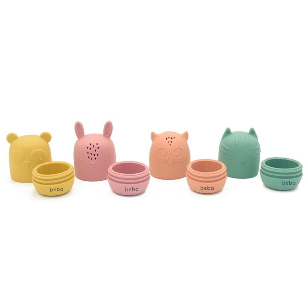 Silicone Bath Toy Set - Animals