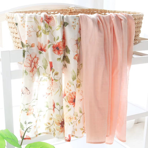 Serene Floral Swaddle Set