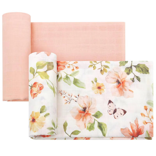Serene Floral Swaddle Set