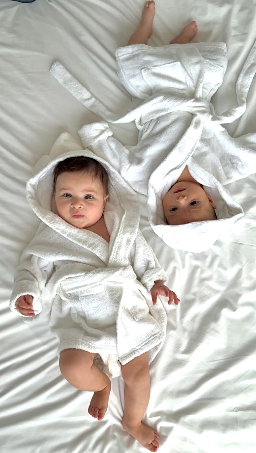 Organic Baby Hooded Bath Robe