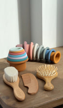 Natural Wooden Baby Brush Set