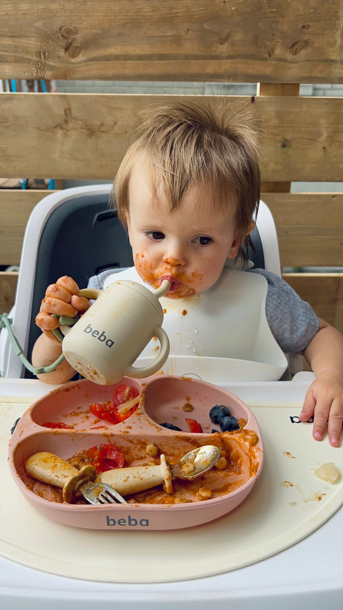 3-in-1 Convertible Silicone Sippy Cup – Nordic Style