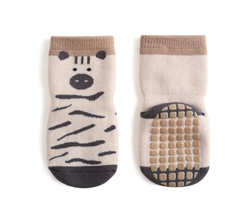 Baby Non Skid Socks Grip Anti Slip Pack of 5 - Beba Canada