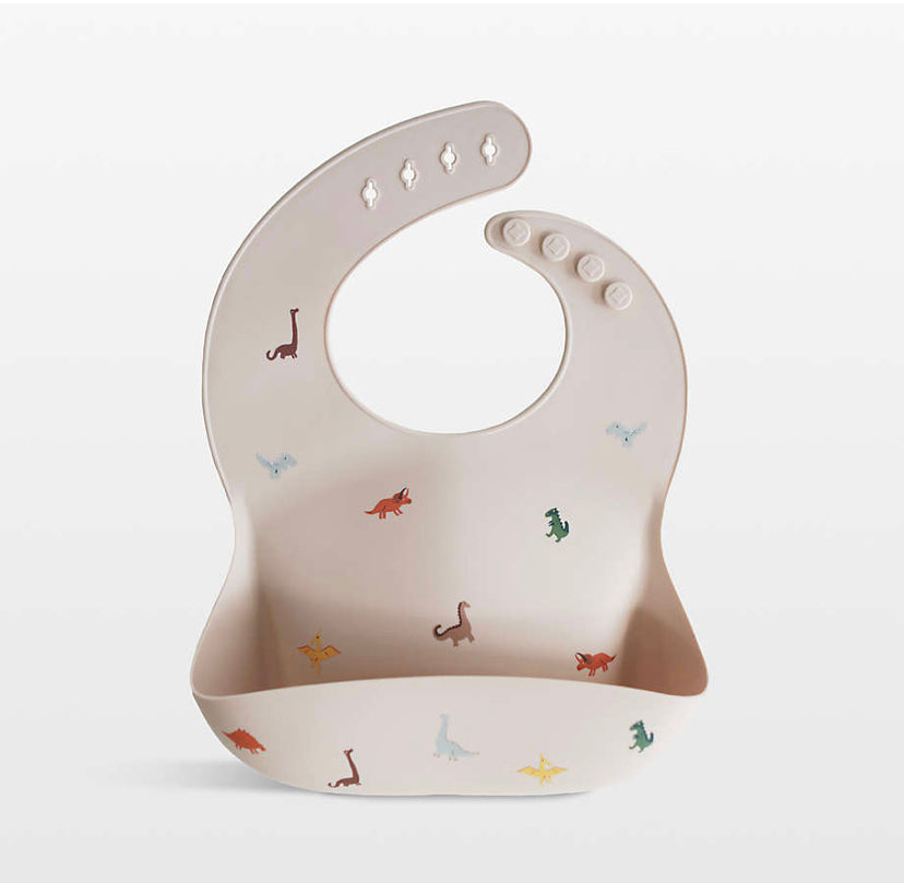 Silicone Baby Bib with Pattern
