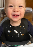 Silicone Baby Bib with Pattern