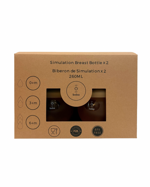 Simulation Breast-like Baby Bottle (Pack of 2)