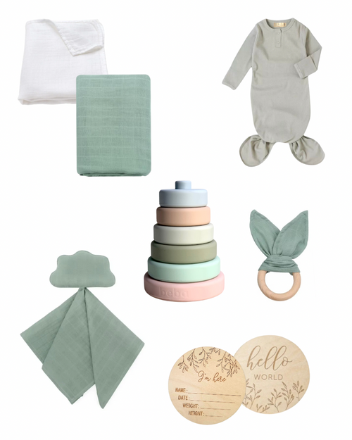 Evergreen Baby Essentials Bundle (0-6m)