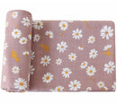 Bamboo Muslin Swaddle Blanket- Lilac Daisy