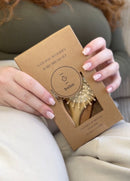 Deluxe Beige Checkered Bed & Bath Gift Bundle