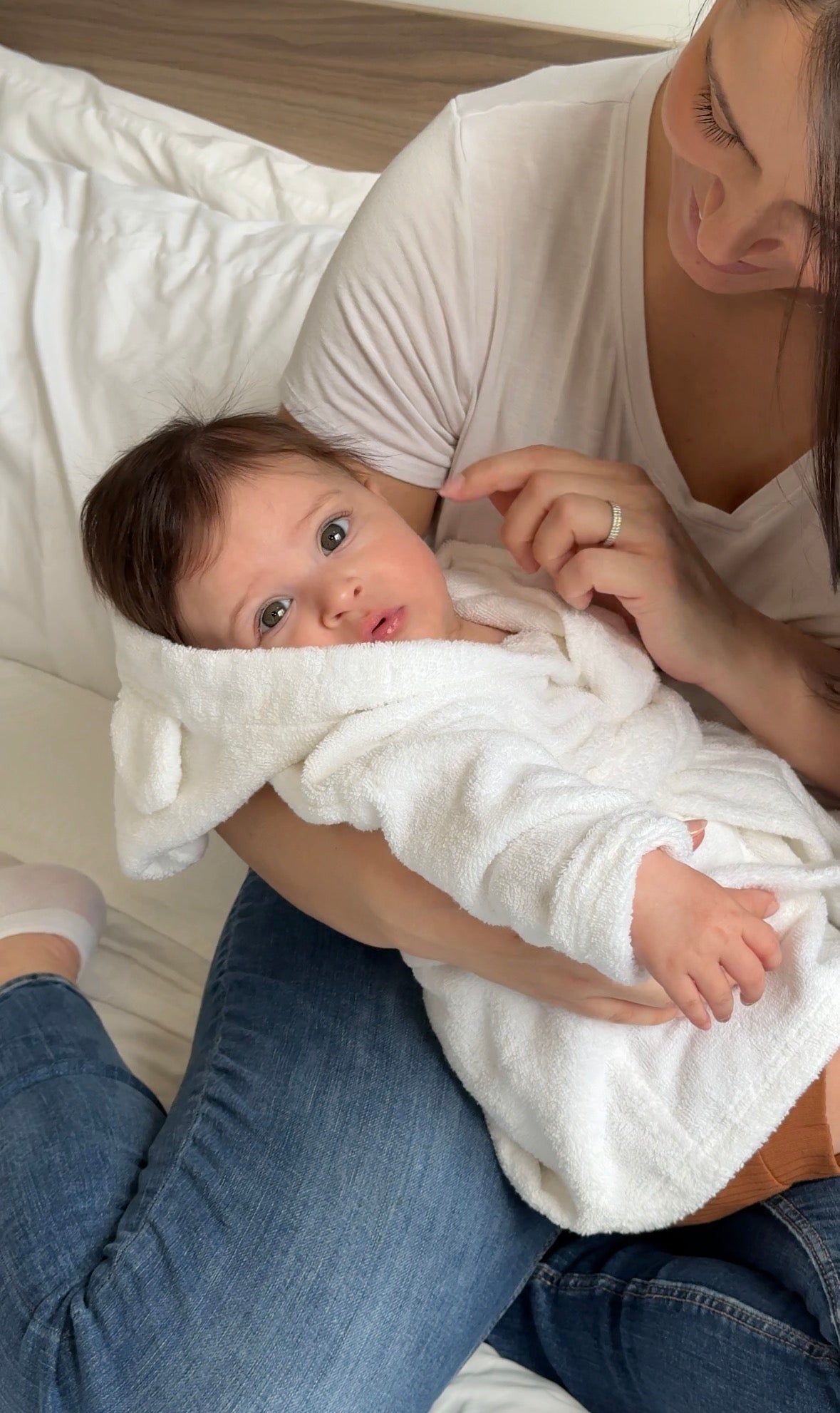 Organic Baby Hooded Bath Robe