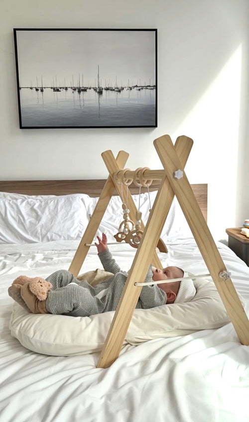 Wooden Baby Play Gym