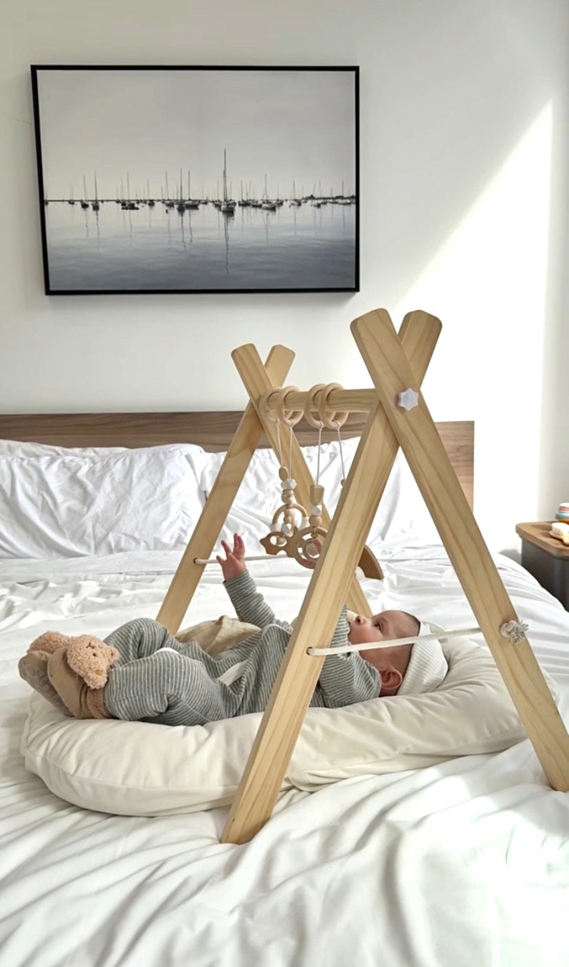 Wooden Baby Play Gym