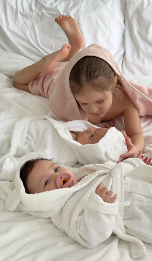 Organic Baby Hooded Bath Robe