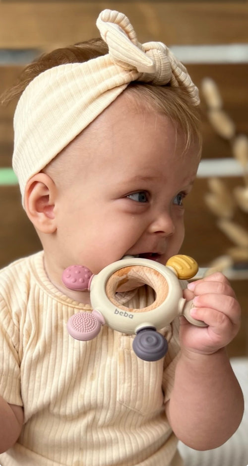 Sensory Silicone 360 Teether Ring