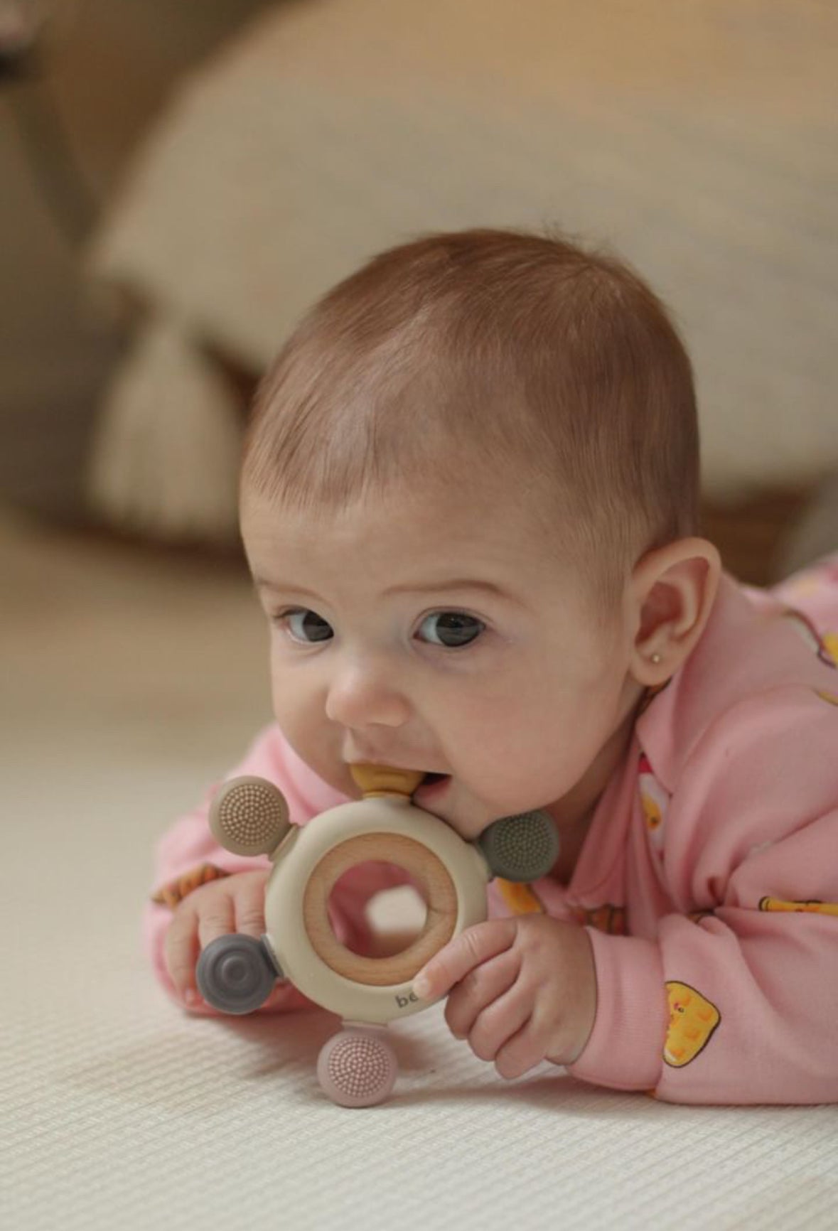 Sensory Silicone 360 Teether Ring