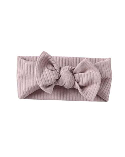 Beba ribbed headband bow