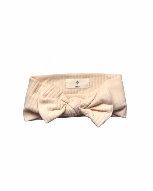 Beba ribbed headband bow