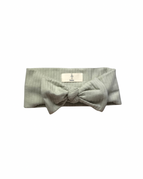 Beba ribbed headband bow