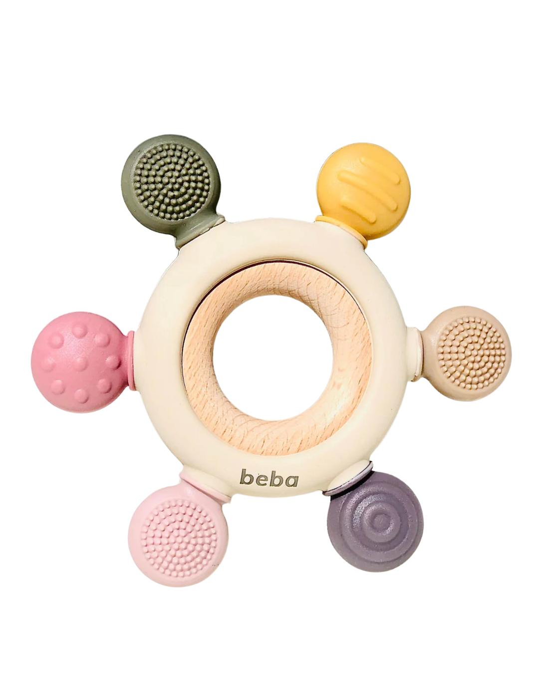 Sensory Silicone 360 Teether Ring