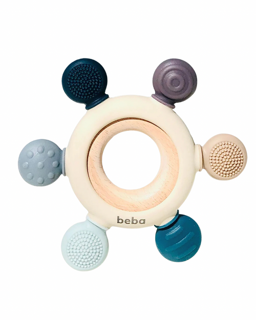 Sensory Silicone 360 Teether Ring