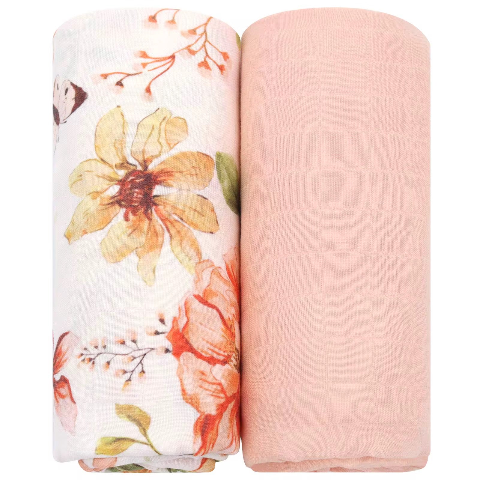 Serene Floral Swaddle Set