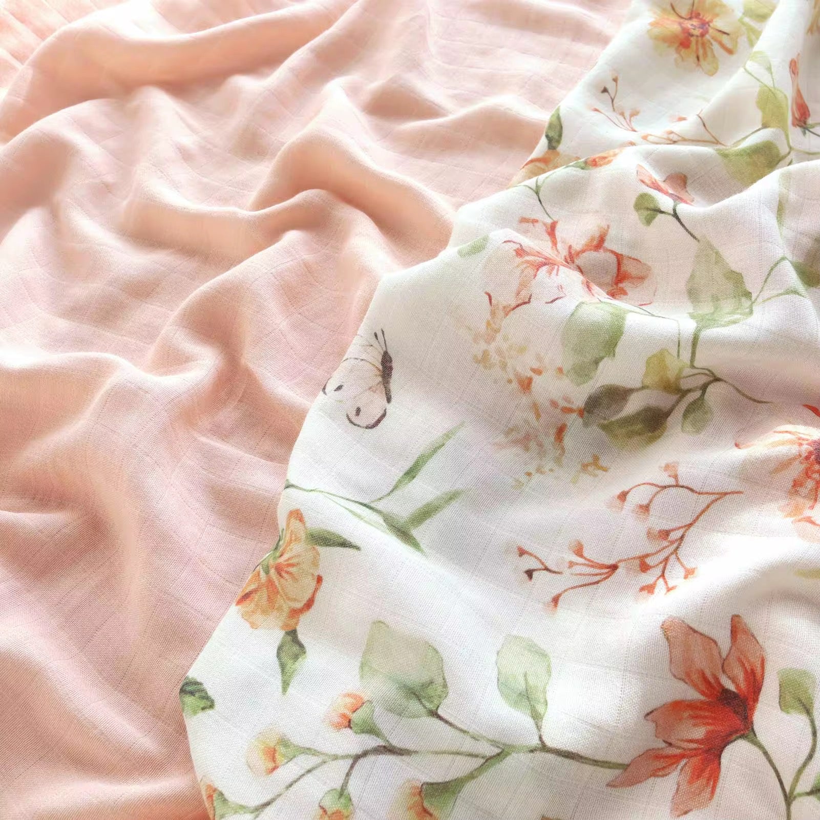 Serene Floral Swaddle Set