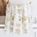 Bamboo Muslin Swaddle Blanket
- Dino