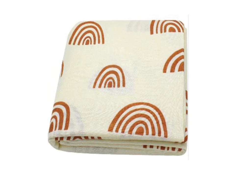 Bamboo Muslin Swaddle Blanket
- Rusted Rainbow