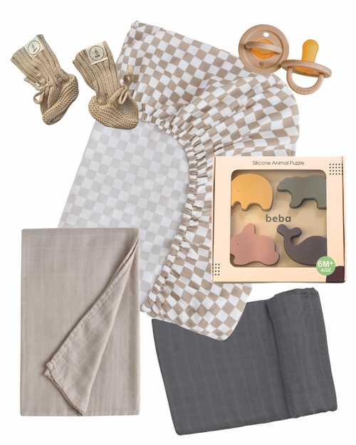 Timeless Taupe Baby Set (0-6m)