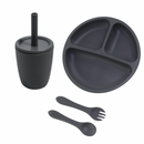 Nala Silicone Toddler Set – Charcoal