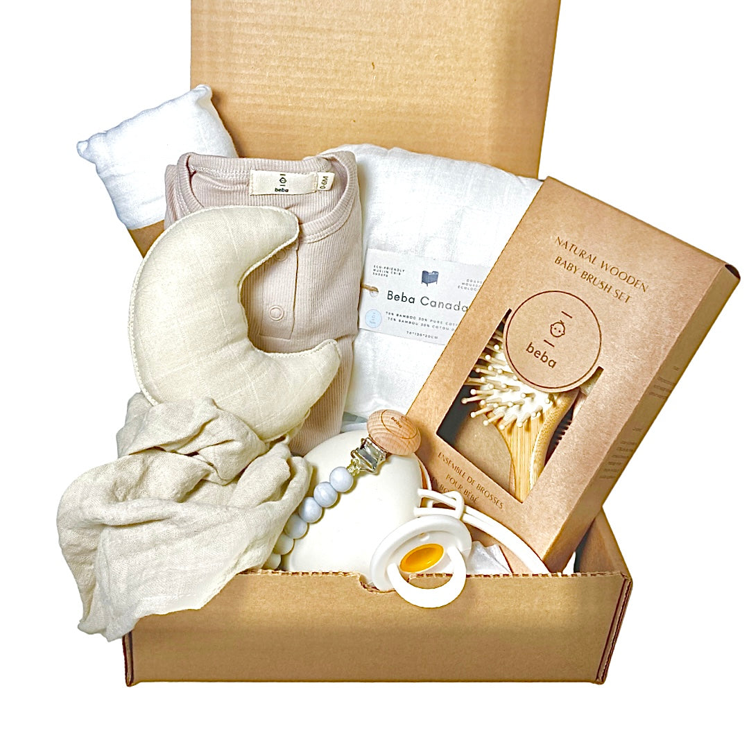 Newborn Beige Baby Bundle Gift Set | $203 Value