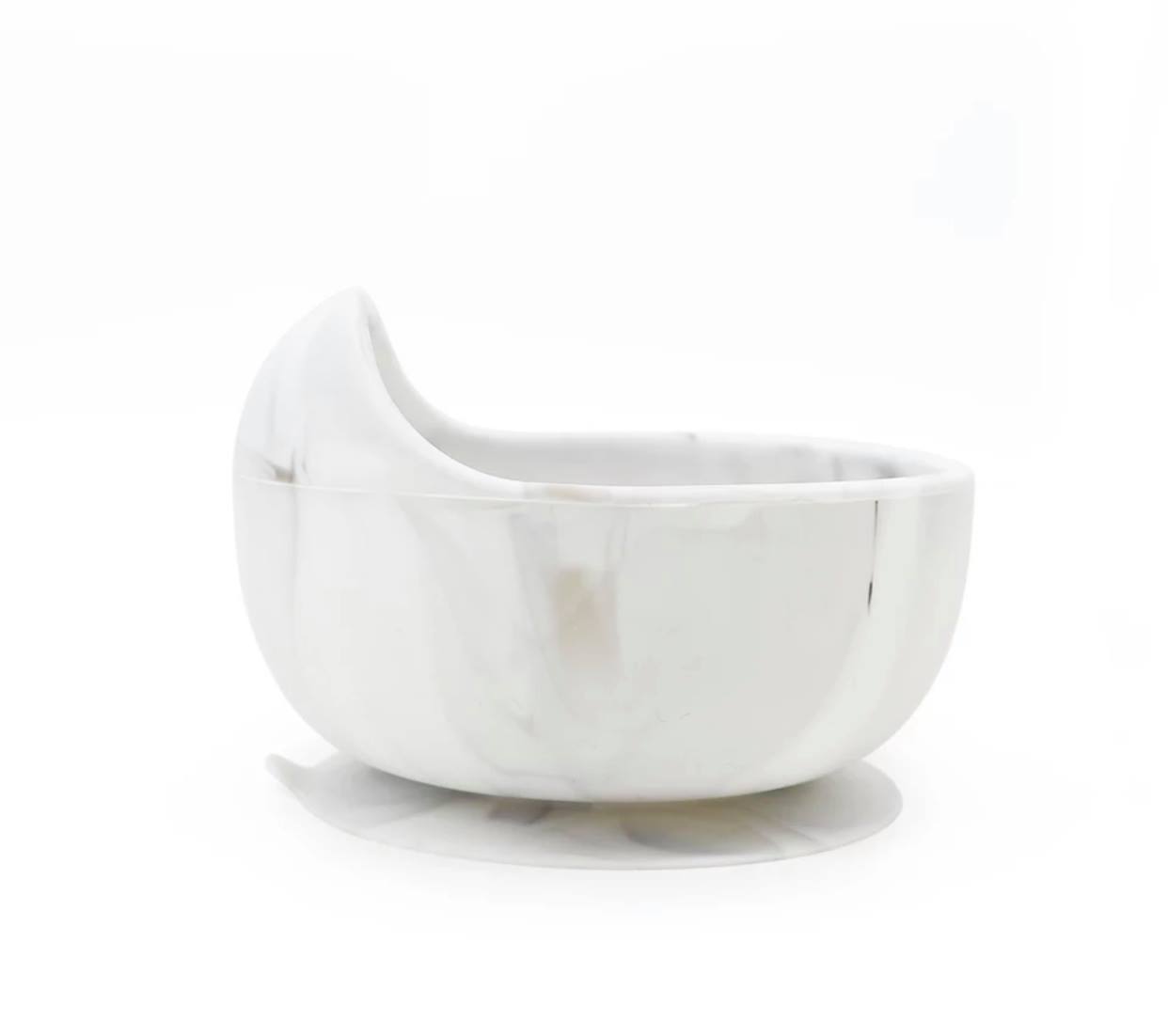 Rounded Edge Marble Bowl + Spoon