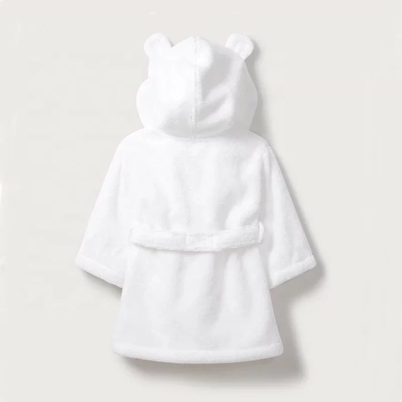 Organic Baby Hooded Bath Robe - Beba Canada