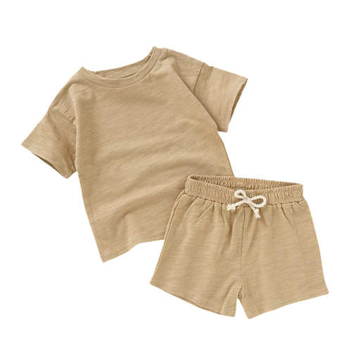 Kaya Organic T-shirt and Short Set - Beba Canada