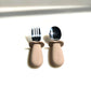 Toddler learning cutlery utensils