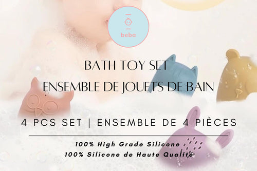 Silicone Bath Toy Set - Beba Canada