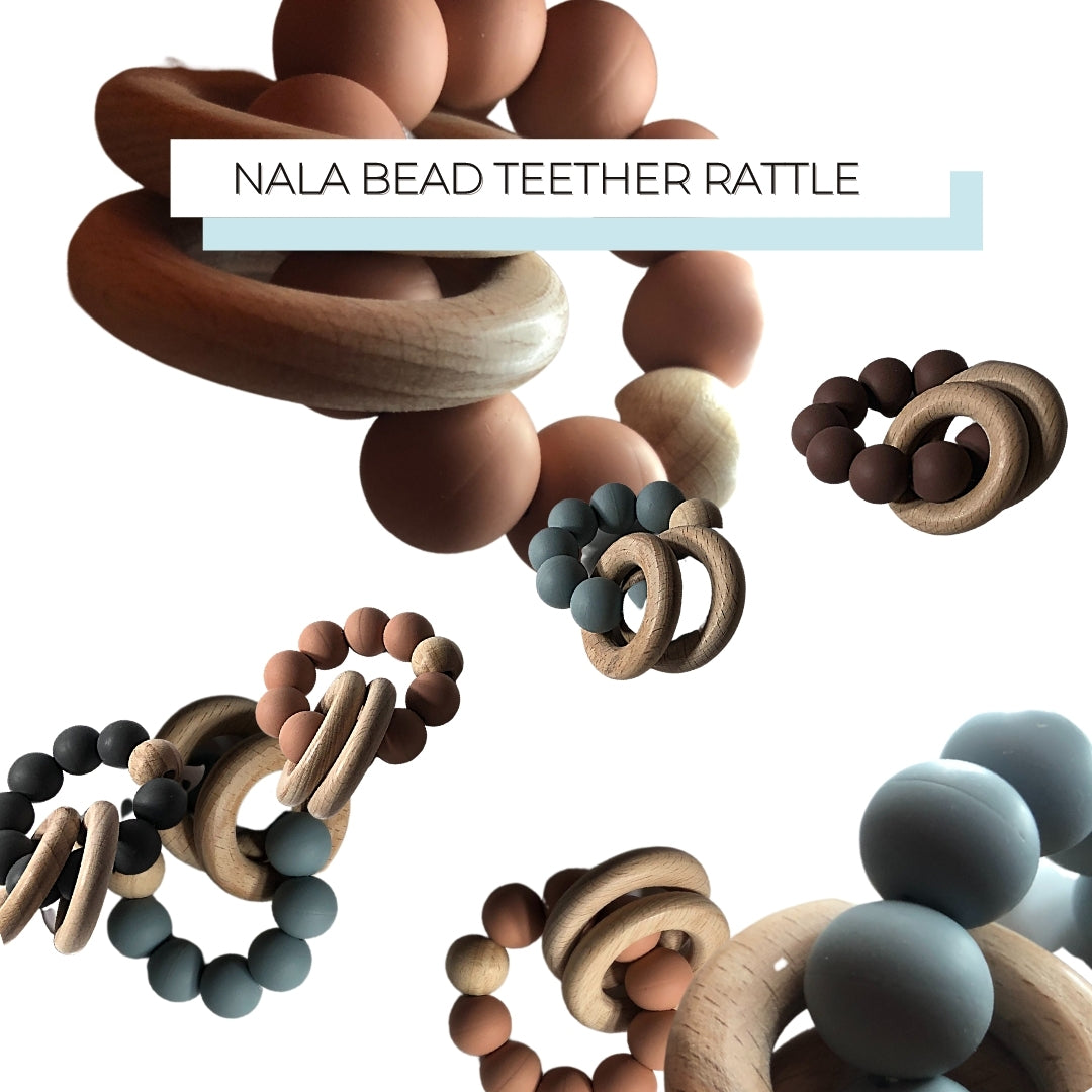 Nala Bead Teether/Rattle - Beba Canada