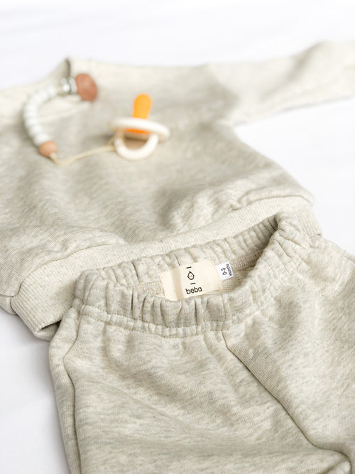 Organic Cotton Sweat suit Set - Beba Canada