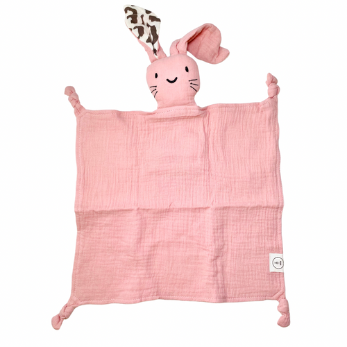 Organic Cotton Bunny Lovey - Beba Canada