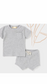 Organic Ribbed Two-Piece Short Set