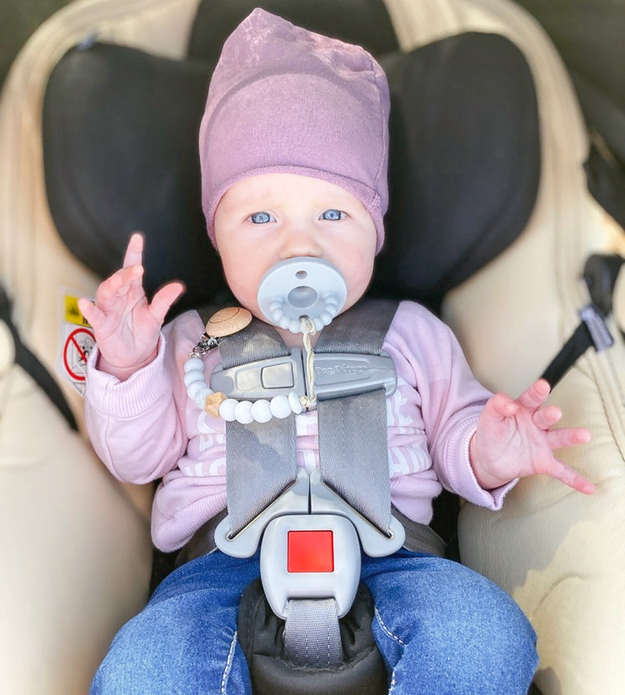 Silicone Pacifier Teether Clip | Mali - Beba Canada