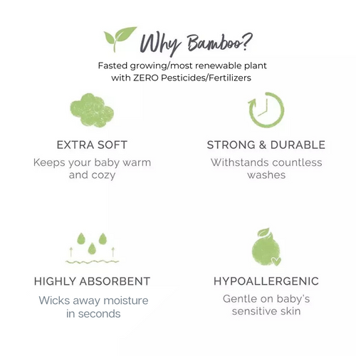 Bamboo Hooded Baby Bath Towel - Beba Canada