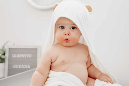 Bamboo Hooded Baby Bath Towel - Beba Canada